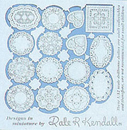 Dollhouse Miniature Assorted Doilies